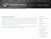 Tablet Screenshot of cgasolutions.com